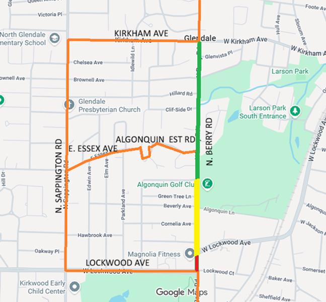 Construction Update Map
